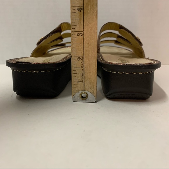 Alegria F10-742 Fiona Triple Strap Multi Colored Sandals  Sz 37 US-7, 7.5 NWOB - Picture 7 of 15